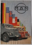 MAN LKW Export Prospekt 6 Seiten  1952  man-52