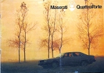 Maserati Automobil Prospekt Typ Quattro Porte 6.1979 maser-p791