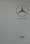 Mercedes Benz Prospekt Typ 200 12.1965 mb-p652