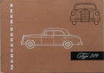 Daimler Benz Prospekt Typ 219/W 105 1957  MB-op571