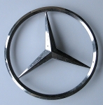 Mercedes Benz Metall Stern Groß ca. 1970 mb-st01