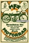 MFZ Motorrad Plakat Entwurf 1924   mfz-po04