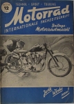 Motorrad Internationale Fachzeitschrift Ã–sterreich Heft 23 03.1951