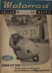 Motorrad Roller Moped Österreich Heft 24 16. Juni 1956