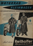 Motorrad - Kleinwagen -Roller - Moped Ã–sterreich Heft 9 Mai 1958