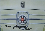 NSU Automobil Prospekt Typ Jagst 770 1962  nsu-aop621