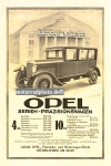 Opel Automobil Plakat Entwurf  1925 op-po01