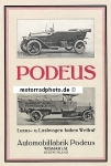 Podeus Automobil Plakat Entwurf 1913 pod-po01