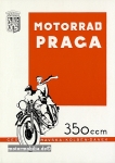 Praga Motorrad Faltprospekt  ca.  1934  pra-p34