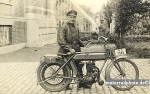 Rudge Motorrad Foto um 1916  rud-f11
