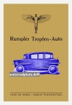 Rumpler Automobil Plakat Entwurf 1921 rum-po01