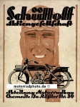 Schüttoff Motorrad Prospekt 4 Seiten 1925  sc-p25