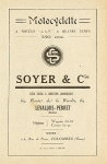 Soyer Motorrad Prospekt 4 Seiten 1925 soy-p25-2