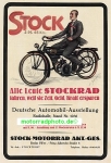 Stock Motorrad Plakat Motiv 1925    sto-po01