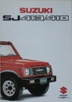 Suzuki SJ 410 / 413 Brochure 16 Pages 1986 suz-sj-op86