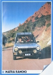 Talbot Matra Rancho Offroad Brochure 16 Pages 1983 tal-r-op83