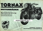 Tornax Motorrad Prospekt 4 Seiten 1937   tor-p37