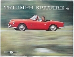 Triumph TR4 Spitfire Prospekt 8 Seiten 1962  triu-op62-2