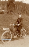 Triumph TWN Motorrad Foto um 1904  twn-f46