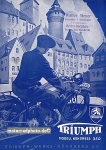 Triumph TWN Motorrad Prospekt 4 Seiten 1933   twn-p343