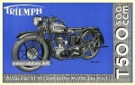 Triumph TWN Motorrad Plakat T 500               twn-po03-33