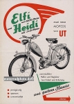 UT Motorrad Prospektblatt  2 Seiten 1956   ut-p56-3
