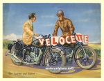 Velocette Motorrad Plakat  1939   velo-po05