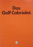 VW Golf I Brochure Convertible 8.1983  vw-gop83