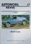 VW Golf Country Testbericht  8.1990  vw-gop90