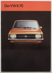 VW K 70 Brochure 32 Sides  1970  vw-opk70
