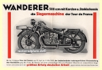 Wanderer Motorrad Plakat K 500 1929  wa-po11