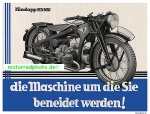 Zuendapp Motorcycle Poster KS 500     z-po02