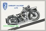 Zündapp Motorrad Plakat S 500    z-po05